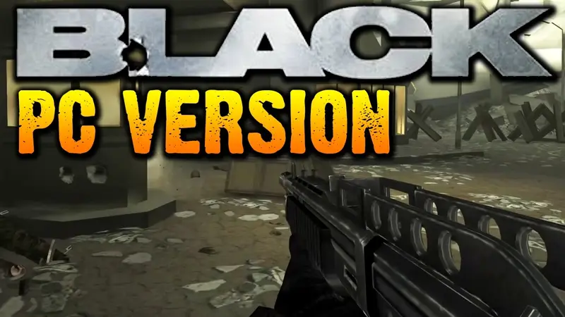 Full BLACK playthrough video thumbnail showing the recompiled port