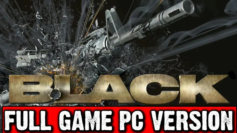 Full BLACK game playthrough video thumbnail on a recompiled version
